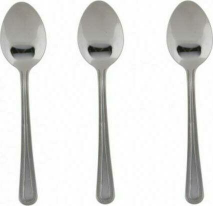 Alpina Appliances Abendessen Metallisch Silber 19.5cm 22453 3 Stück