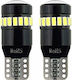 AMiO Lampen Auto T10 / W5W Canbus LED 12-24V 2Stück