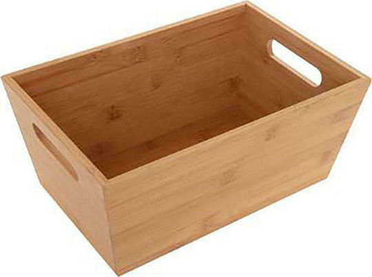 Atmosphera Coș de Depozitare Bambus Bej 30x13x20cm 1buc