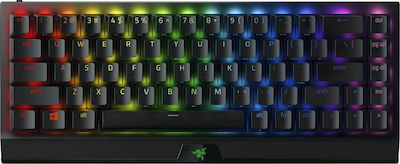 Razer BlackWidow V3 Mini Ασύρματο Gaming Μηχανικό Πληκτρολόγιο 65% με Razer Green διακόπτες και RGB φωτισμό (Αγγλικό US)