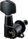 Schaller Schaller Stimmwirbel Für E-Gitarre M6 Mini - 3L+3R Schwarz Schwarz
