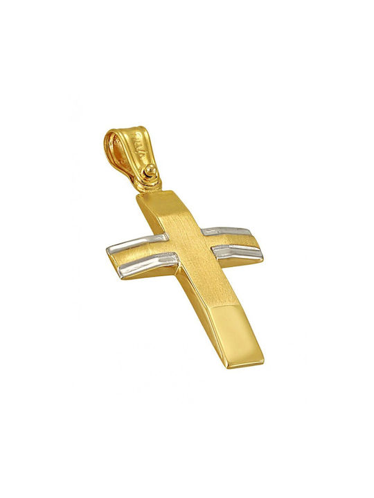 Gold cross ST25500F 9 Carat gold cross