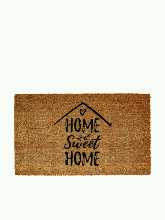 Sdim Entrance Mat made of Coir 626 Home Sweet Home Brown 45x75cm