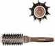 FF Professional Ceramic + Ionic Nano Technology Natural Hair Brush Hair for Straightening Beige 32mm