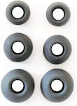 Rubbers for Earphones (3 Size in Set) Black