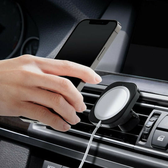Spigen Magfit Suport Auto Pentru Telefon Mobil Cu Magnet MagSafe Negru