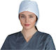 Alezi Unisex White Surgical Cap Cotton and Poly...