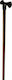 SuperOrtho Walking Stick Brown W-B-L1
