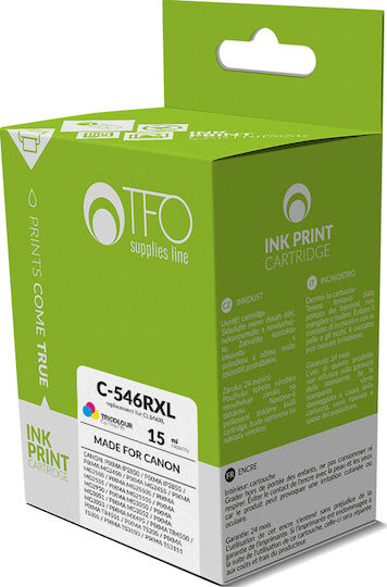 TFO Съвместимо Мастило За Принтер InkJet Canon CL-546XL 15ml Множество (Цвят) 1 Бр