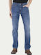 Greensboro Men's Jeans Pants Elastic with Regular Straight Fit Blue