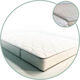 Achaia Strom Economy Anatomic Semi-double Ortopedie Saltea 120x190x21cm cu Arcuri