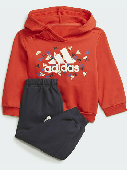 Adidas Σετ Φόρμας για Αγόρι Κόκκινο 2τμχ