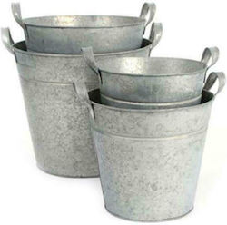 Atmosphera Decorative Bucket Garden Metal Φ32x22cm 170040D