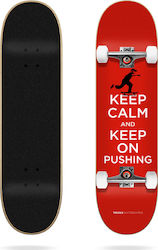 Tricks Skate Calm Complete Shortboard 7.87" Red