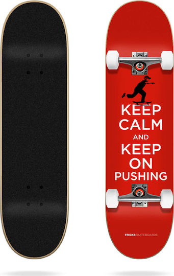 Tricks Skate Calm 7.87" Complet Placă scurtă Roșu