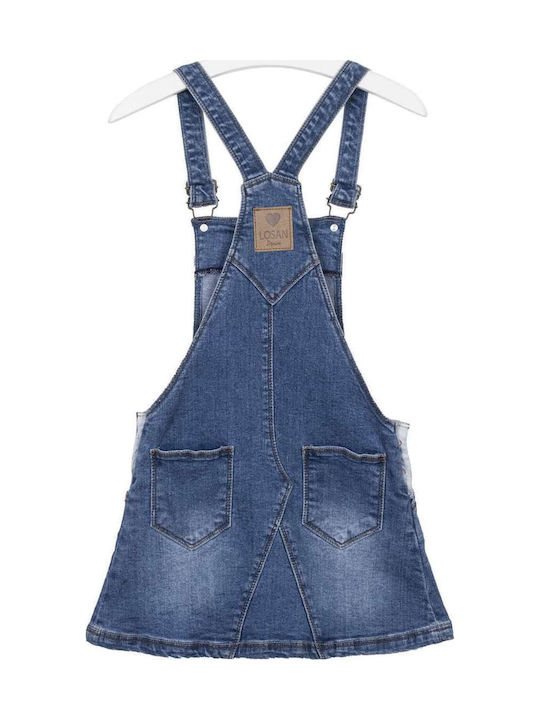 Kids Skirt Dungarees Denim One Color Blue
