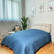 Adam Home K7 Κουβερλί Υπέρδιπλο Microfiber Denim 220x240cm