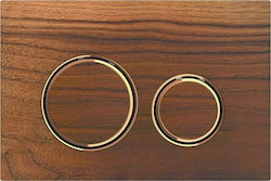 Geberit Sigma 21 Flush Plate Dual Flush Walnut ...
