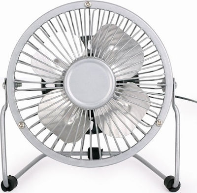 Gembird USB Office/Home Rotating Fan Silver NF03 NF-03-S