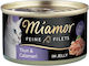 Miamor Feine Filets Jelly Wet Food for Adult Cats in Cans with Squid and Tuna 100gr