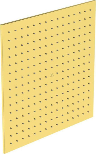 Ideal Standard Idealrain Square Showerhead 40x40cm Brushed Gold