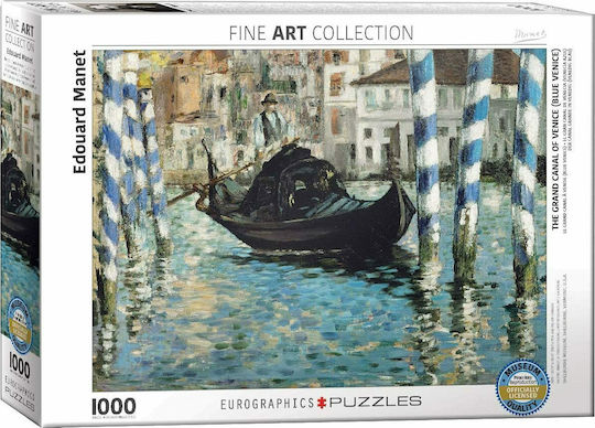 The Grand Canal of Venice, Blue Venice by Edouard Manet Officially Licenced Museum Puzzle 2D 1000pcs