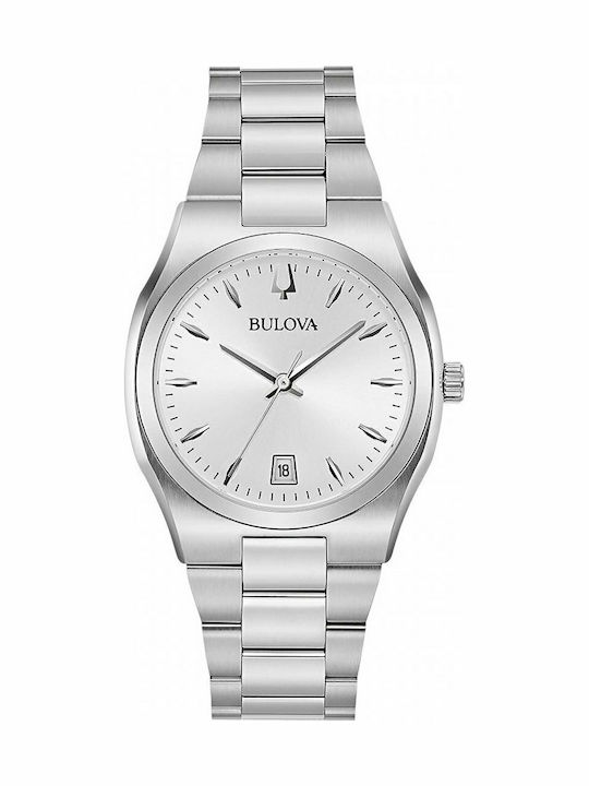 Bulova Surveyor Women's Watch with Silver Metal Bracelet