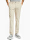 Stretch Twill Pantaloni Chino cu Croială Slim Bej