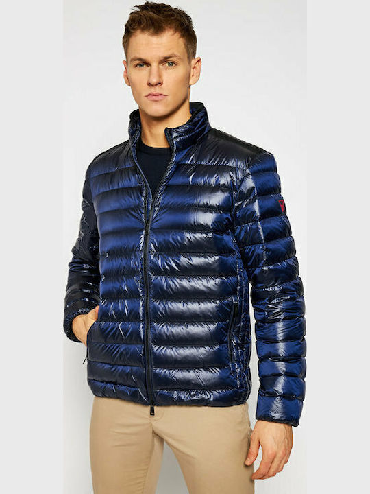 Guess Winter Jacke Puffer Blau