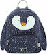 Trixie Mr Penguin Schulranzen Rucksack Kindergarten in Blau Farbe