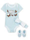Nike Short-Sleeved with Accessories Light Blue 3pcs