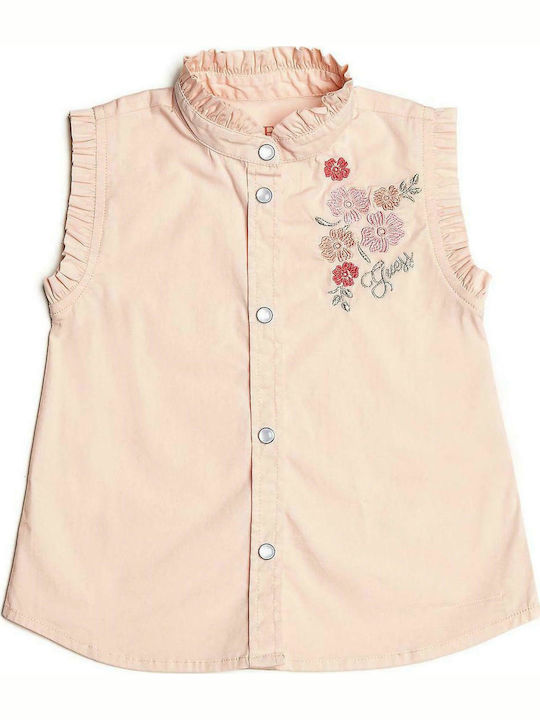 Guess Kids Sleeveless Shirt Pink