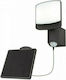 Lutec Sunshine Waterproof Solar LED Floodlight 7W Cold White 5000K with Motion Sensor IP44