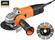 AEG Tools WS 10-125 SK Γωνιακός Τροχός 125mm Ρεύματος 1000W