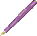 Kaweco Collection Vibrant Writing Pen Medium Purple made of Aluminum with Blue Ink