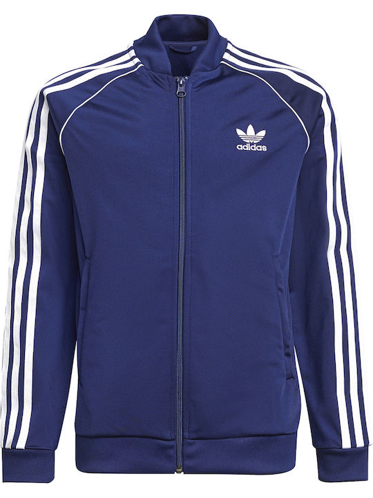 Athletic Kids Cardigan Blue Adicolor