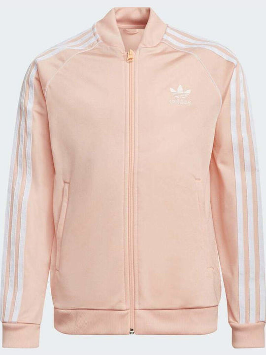 Athletic Kids Cardigan Pink Adicolor
