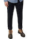Mana Wint Trousers Chino in Slim Fit Navy Blue