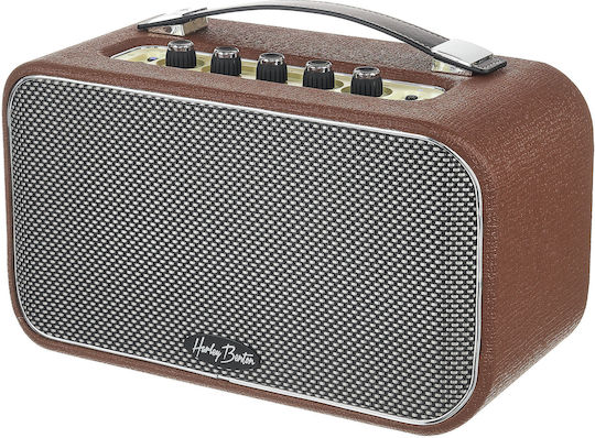 Harley Benton TableAmp V2 Bluetooth Combo Verstärker für E-Gitarre 1 x 5" 30W Braune