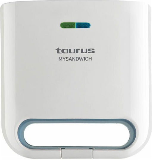 Taurus MySandwich Τοστιέρα για 2 Τοστ 800W Λευκή
