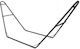 OZtrail Klappbarer Hängemattenständer Metallisch Schwarz 300x100x135cm