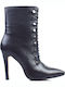 Leather Women's Ankle Boots Black
