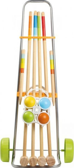 Vedes Game Outdoor Croquet in Cart