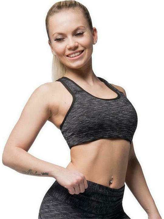 Anarchy Apparel Cushy Soft Bra Black/Grey