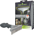 FURminator Grooming Rake for Thick Fur Dog Comb for Hair Care