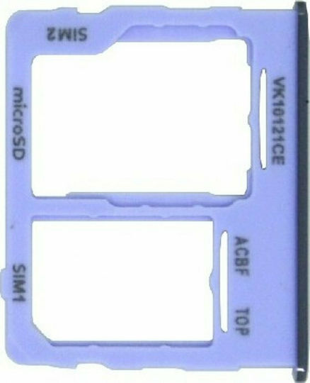 Samsung Βάση Κάρτας Sim & SD Μωβ για Galaxy A32 5G