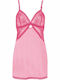 Luna Καλοκαιρινό Babydoll Ροζ Tattoo 83300