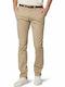 Tom Tailor Trousers Chino Elastic in Regular Fit Beige