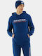 Nautica Men's Sweatshirt with Hood and Pockets Blue