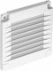 AirRoxy Perdea de ventilație 10x10cm Pătrată cu plasă